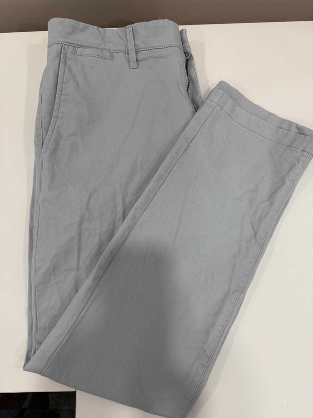 Goodfellow & Co Hennepin Chino Slim Pants 33 x 30 Light Gray Casual Men’s Comfy